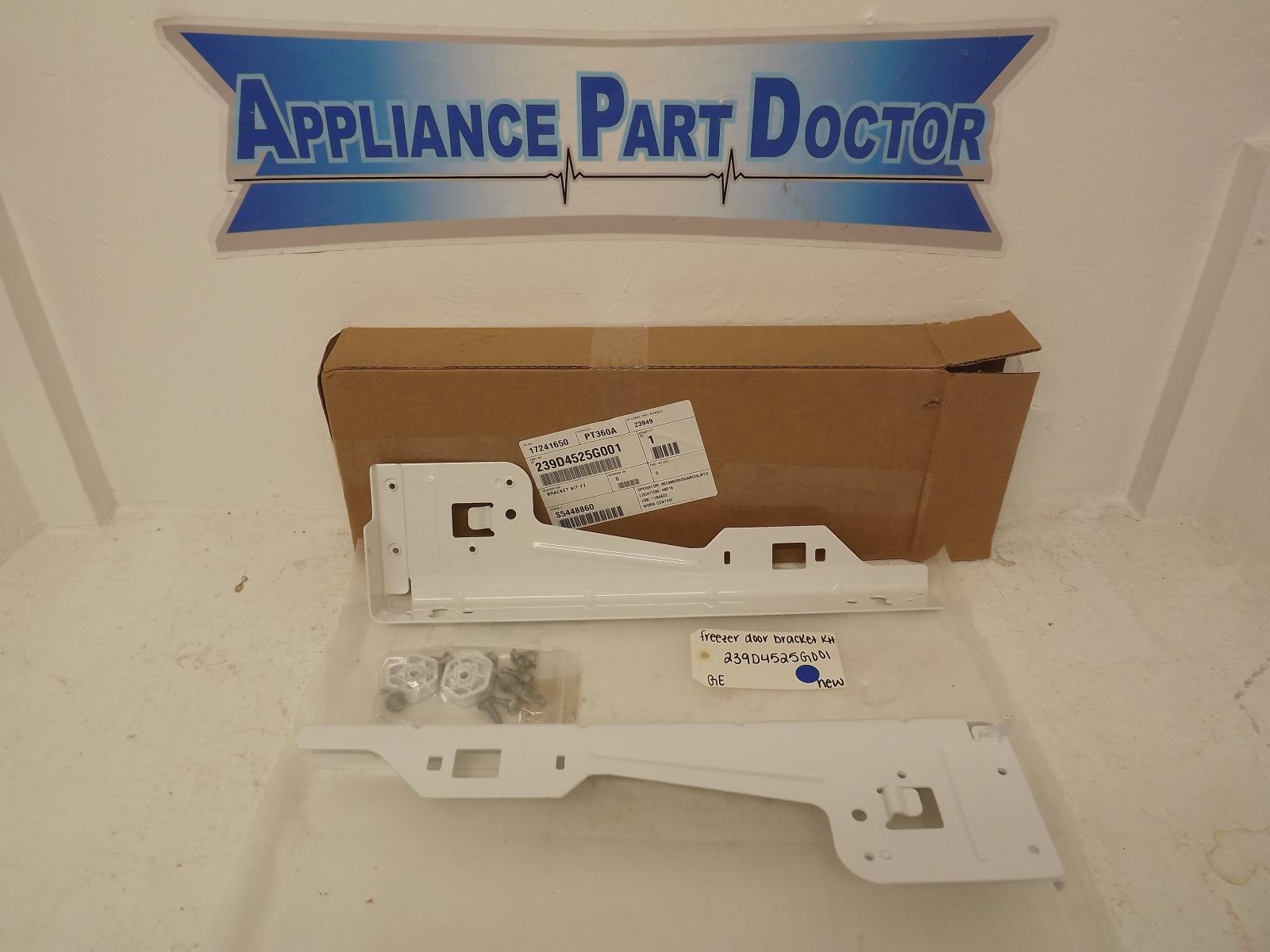 GE Freezer 239D4525G001 Door Bracket Kit New GE Freezer 239D4525G001 Door Bracket Kit New